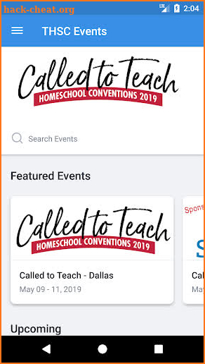 THSC Events screenshot