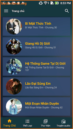 Thư quán truyện screenshot