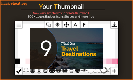 Thumbnail Maker -  Post,Cover,Banner,Poster screenshot