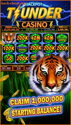 Thunder Jackpot Slots Casino - Free Slot Games screenshot