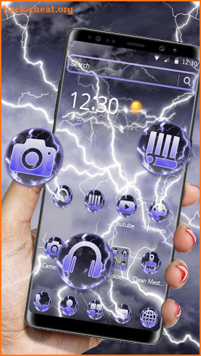 Thunder Lightning Theme screenshot