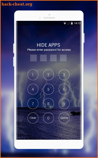 Thunder theme natural landscape sea cool screenshot