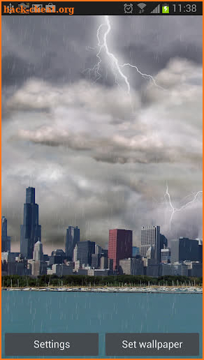 Thunderstorm Chicago - LWP screenshot