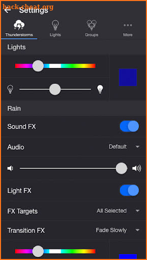 Thunderstorm for LIFX screenshot