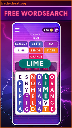 ThunderWords : Word Search & Puzzle Game screenshot