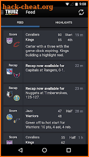 Thuuz Sports screenshot