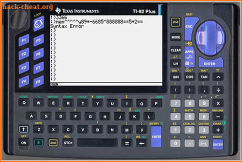 TI-92 Emulator Calculator screenshot