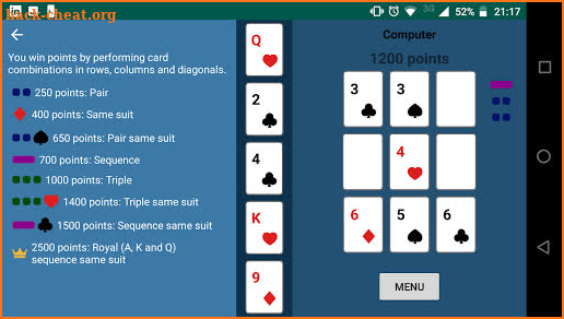 Tic Tac Poker - Poker Rules with classic Tic Tac screenshot