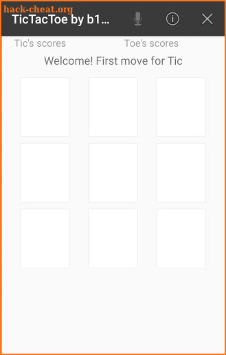 TIC TAC TOE screenshot