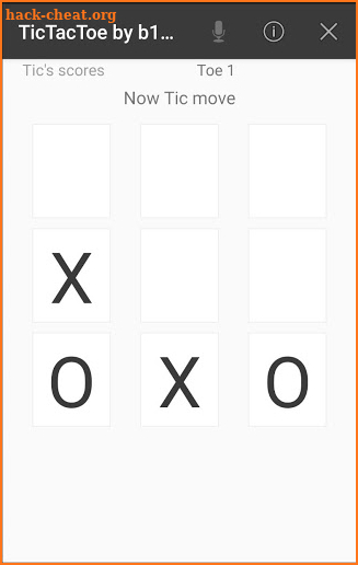 TIC TAC TOE screenshot