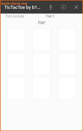 TIC TAC TOE screenshot