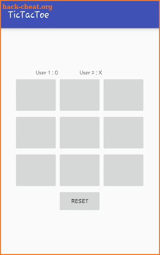 Tic Tac Toe :2 player screenshot