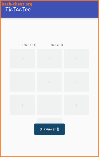 Tic Tac Toe :2 player screenshot