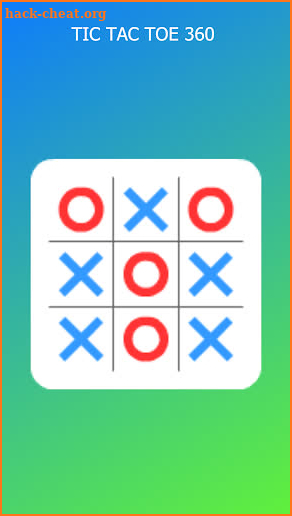 TIC TAC TOE 360 screenshot