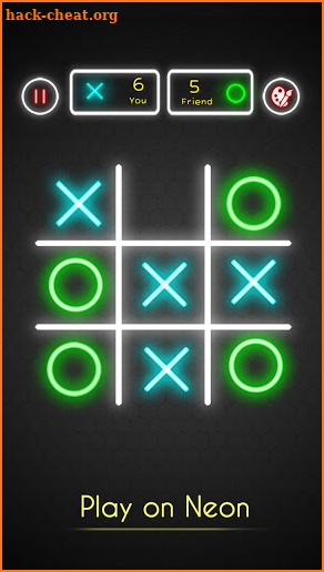 Tic Tac Toe Glow: Multiplayer! screenshot