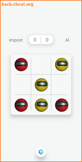 Tic tac toe Impostor Among Us screenshot