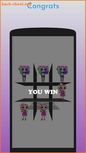 Tic tac toe Jojo Siwa screenshot