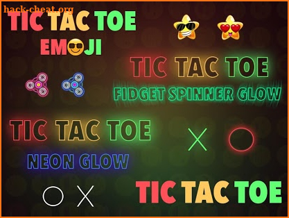 Tic Tac Toe : Neon, Glow And Emoji Themes screenshot