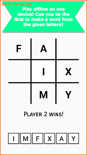 Tic Tac Toe Word - Word Game screenshot