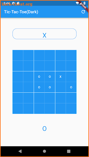 Tic-Tac-Toe(Dark) screenshot