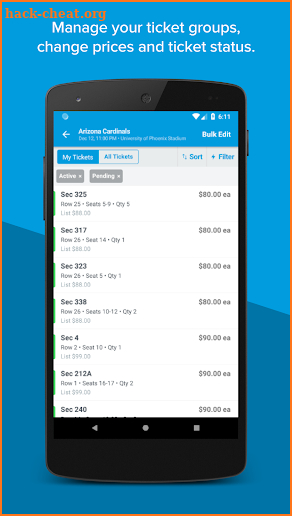 Ticketmaster TradeDesk screenshot