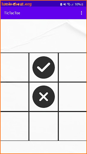 TicTacToe App screenshot