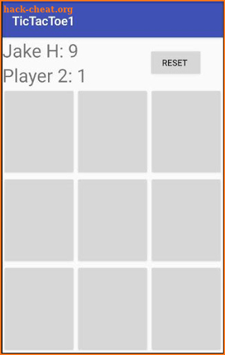 TicTacToe-CSIS503 App screenshot