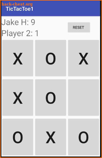 TicTacToe-CSIS503 App screenshot