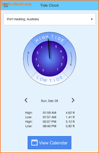 Tide Clock Free screenshot