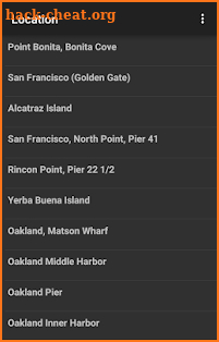 Tide Table Chart screenshot