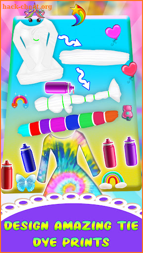 Tie Dye Dress Design Art screenshot