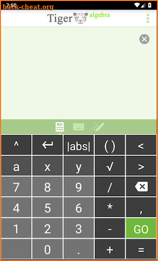 Tiger — Algebra & Maths Solver with Solution screenshot