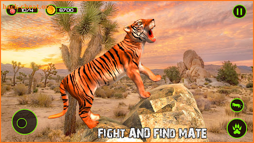 Tiger Simulator Animal Games screenshot