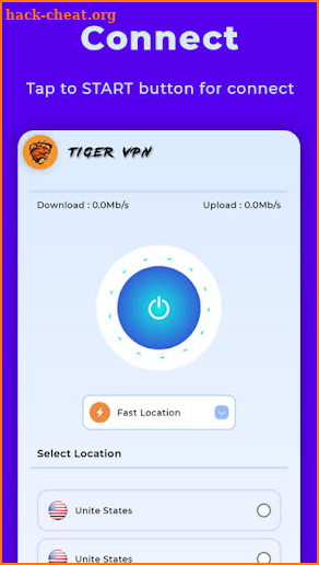 Tiger VPN screenshot