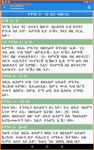 Tigrinya Bible with KJV, WEB and On-demand Audio screenshot