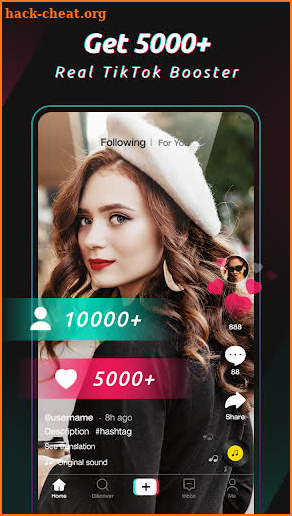 TikBoost+ |Get Real TikTok Likes & Followers Up+ screenshot