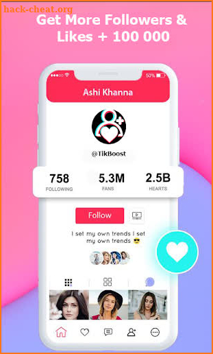 TikBoost: tiktok followers & fans & tiktok like screenshot