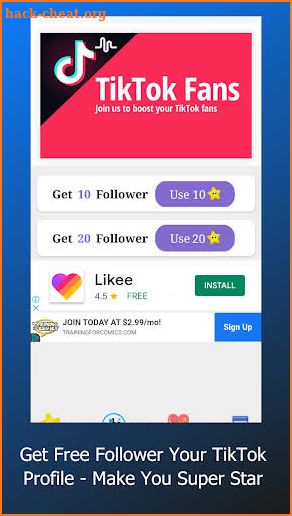 TikFans - Free Followers & Hashtags For Tiktok screenshot
