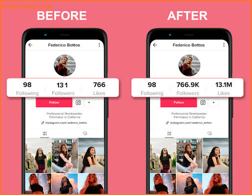 TikFollowers: Free TikTok Followers & Likes & Fans screenshot