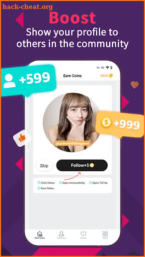 TikFollowers - Get Fans and Likes for Tik Tok screenshot