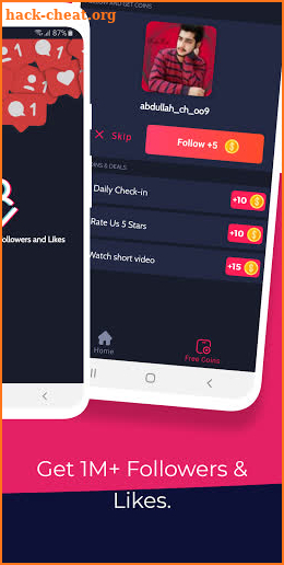 TikFollowers - Get Free Tiktok Followers and Likes screenshot