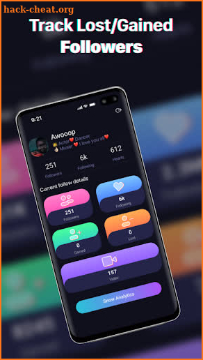 TikFollowers - Tracker for TikTok screenshot
