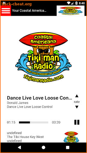 TIKI MAN RADIO screenshot