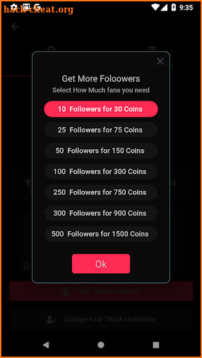 Tikio - Free Followers Fans & Hashtags screenshot