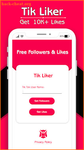 TikLiker - Fans & Followers & Likes & Hearts screenshot