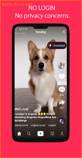 TikLoader - Download no watermark video for TikTok screenshot