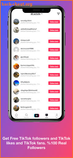 TikMeFan: Get Free TikTok Followers & Likes & Fans screenshot