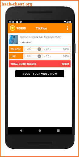 TikPlus: real followers and likes for music videos screenshot