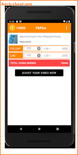 TikPlus: real followers and likes for music videos screenshot