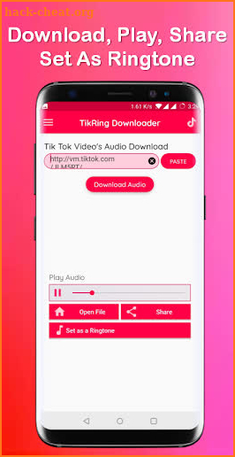 Tikring - Ringtone Downloader For Tik Tok screenshot